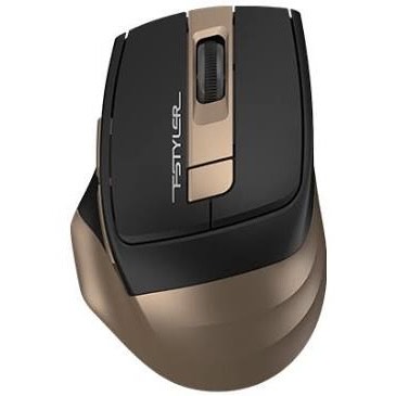 3f563e95fb1f41b3a10cda0e169da780.jpg Мышь A4Tech Fstyler FG35 бронзовый/черный оптич. 2000dpi беспров. USB 6but (FG35 BRONZE)