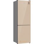 Холодильник Weissgauff WRK 185 Total NoFrost Inverter Beige Glass