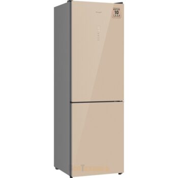 Холодильник Weissgauff WRK 185 Total NoFrost Inverter Beige Glass