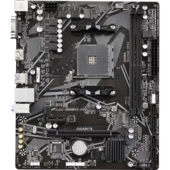 Материнская плата Gigabyte A520M K V2 Soc-AM4 AMD A520 2xDDR4 mATX AC`97 8ch(7.1) GbLAN RAID+VGA+HDM