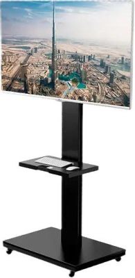 47ce991205e3d98fee18839e20b968cf.jpg Подставка для телевизора Holder PR-106 черный 26"-70" макс.45кг напольный наклон
