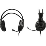 Наушники с микрофоном A4Tech Fstyler FH300U черный 2м мониторные USB (FH300U BLACK)