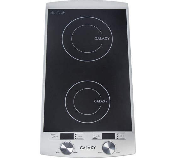 4e62f1123a609cf4e5591358d025586f.jpg Индукционная плитка Galaxy GL 3057, черный, 2900 Вт (1600 Вт+1300 Вт)