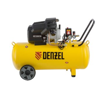 Компрессор воздушный DK 2200/100 ,Х-PRO 2.2 кВт, 400 л/мин, 100л// Denzel