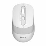 Мышь A4Tech Fstyler FG10S белый/серый оптич. 2000dpi silent беспров. USB для ноутбука 4but (FG10S WH