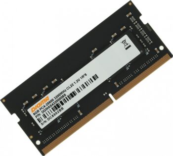 Память DDR4 8GB 3200MHz Digma DGMAS43200008S RTL PC4-25600 CL22 SO-DIMM 260-pin 1.2В single rank RTL
