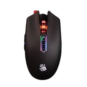 Мышь A4Tech Bloody Q80 черный оптич. 6200dpi USB 8but (Q80 BLACK)