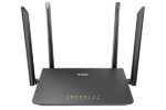 Роутер беспроводной D-Link DIR-820/RU/A1A AC1200 10/100BASE-TX черный