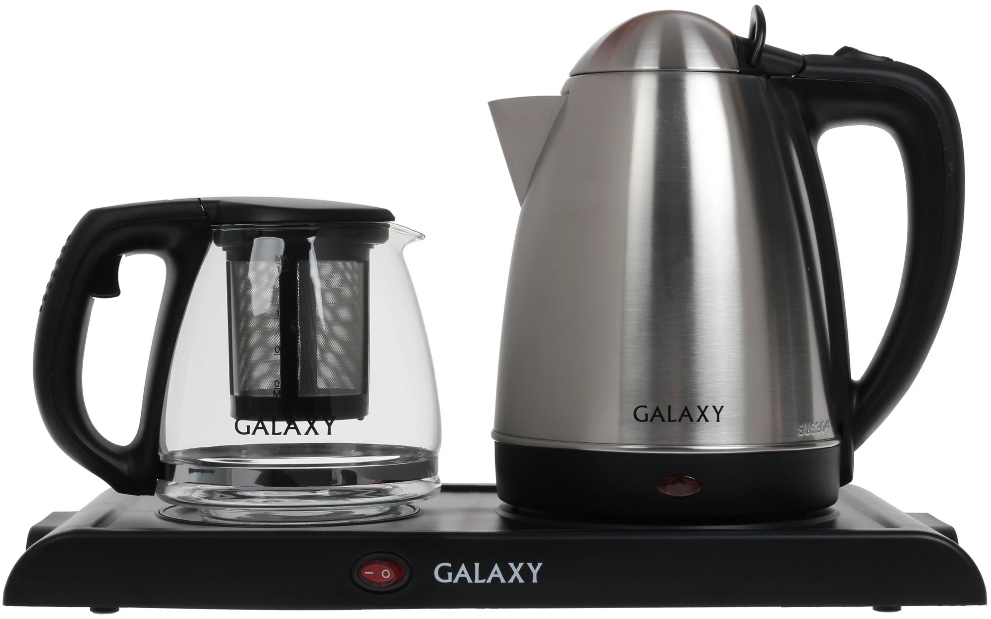 57585f5366a9db3a0a316f429fa6020f.jpg Набор для приготовления чая Galaxy GL 0404 2200 Вт, объем чайника 1,8л,
