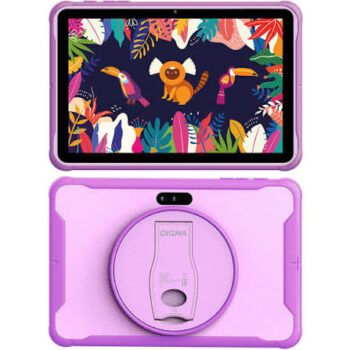 Планшет Digma Kids 1247C T310 4C/4Gb/64Gb 10.1" IPS 1280x800/4G/фиолетовый/BT/2Mpix/2Mpix/5000mAh