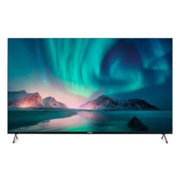 Телевизор LED Hyundai 55" H-LED55BU7006 Smart Android TV Frameless Metal черный/4K Ultra HD/DVB-T/60