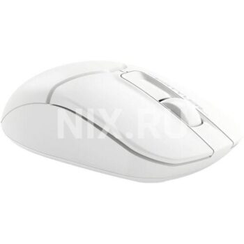 Мышь A4Tech Fstyler FB12S белый оптич. 1200dpi silent беспров. BT/Radio USB 2but (FB12S USB WHITE)
