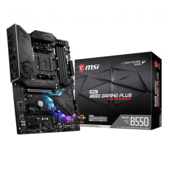 Материнская плата MSI MPG B550 GAMING PLUS Soc-AM4 AMD B550 4xDDR4 ATX AC`97 8ch(7.1) GbLAN RAID+HDM