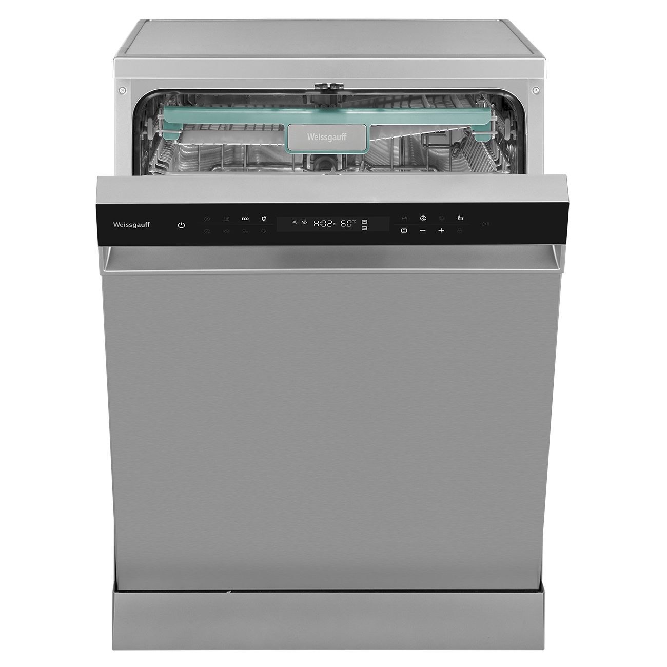 843f35af5d800888f943724341316c11.jpg Посудомоечная машина 60 см Weissgauff DW 6138 Inverter Touch Inox