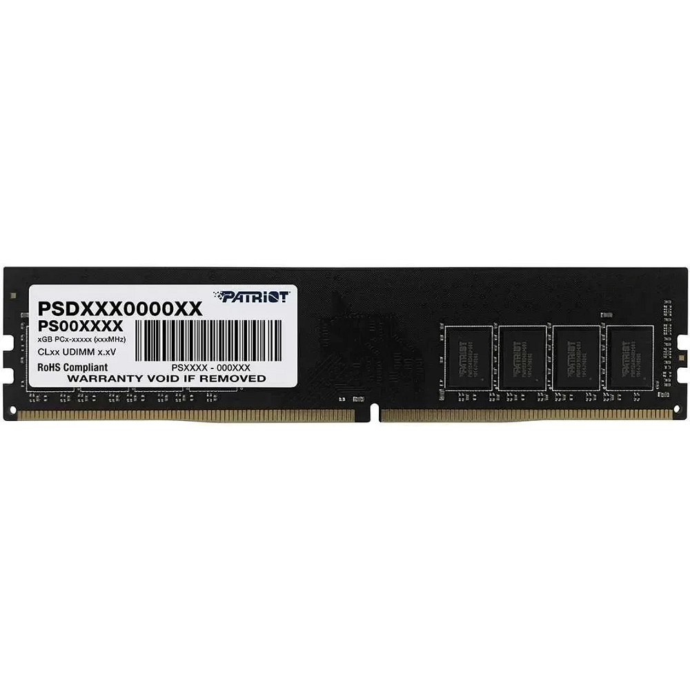 8bb122ef402f6153a350febd3864f4f4.jpg Память DDR4 16GB 3200MHz Patriot PSD416G32002 Signature RTL PC4-25600 CL22 DIMM 288-pin 1.2В single