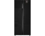 Холодильник Weissgauff WSBS 500 Inverter NoFrost Black Glass