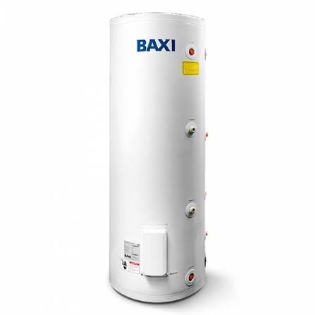 93e6bd324e6e42058a6995099218385d.jpg Бойлер косвенного нагрева BAXI UBC 200 напольный, одиночный змеевик, с боковым подключением