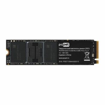 Накопитель SSD PC Pet SATA-III 512GB PCPS512G1T OEM M.2 2280