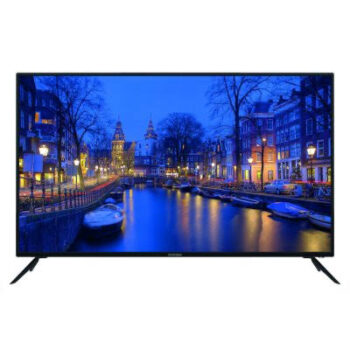 Телевизор LED Hyundai 50" H-LED50ET1003 черный/4K Ultra HD/60Hz/DVB-T2/DVB-C/DVB-S2/USB (RUS)