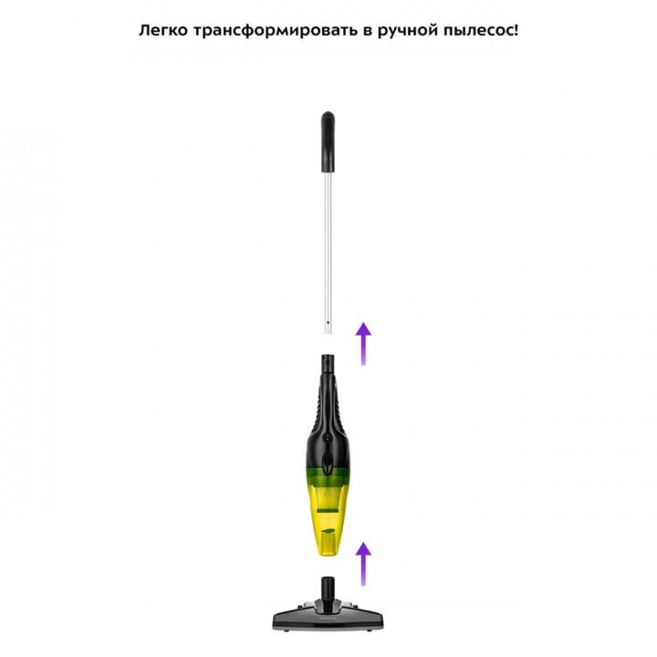 a05aa7ab098c2c8a1066ae3683407b63.jpg Вертикальный пылесос КТ-5137-2 (черно-салатовый)