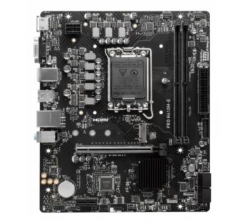 Материнская плата MSI PRO H610M-E Soc-1700 Intel H610 2xDDR5 mATX AC`97 8ch(7.1) GbLAN+VGA+HDMI