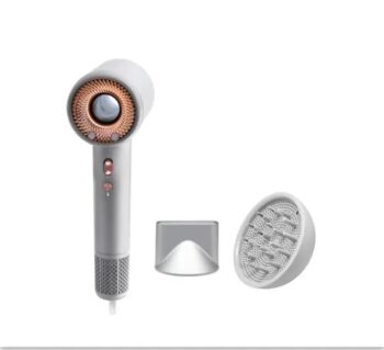 Фен OULEMEI OLM-CF008, 2000Вт, ионизация, 3 скорости, 4 режима, насадки