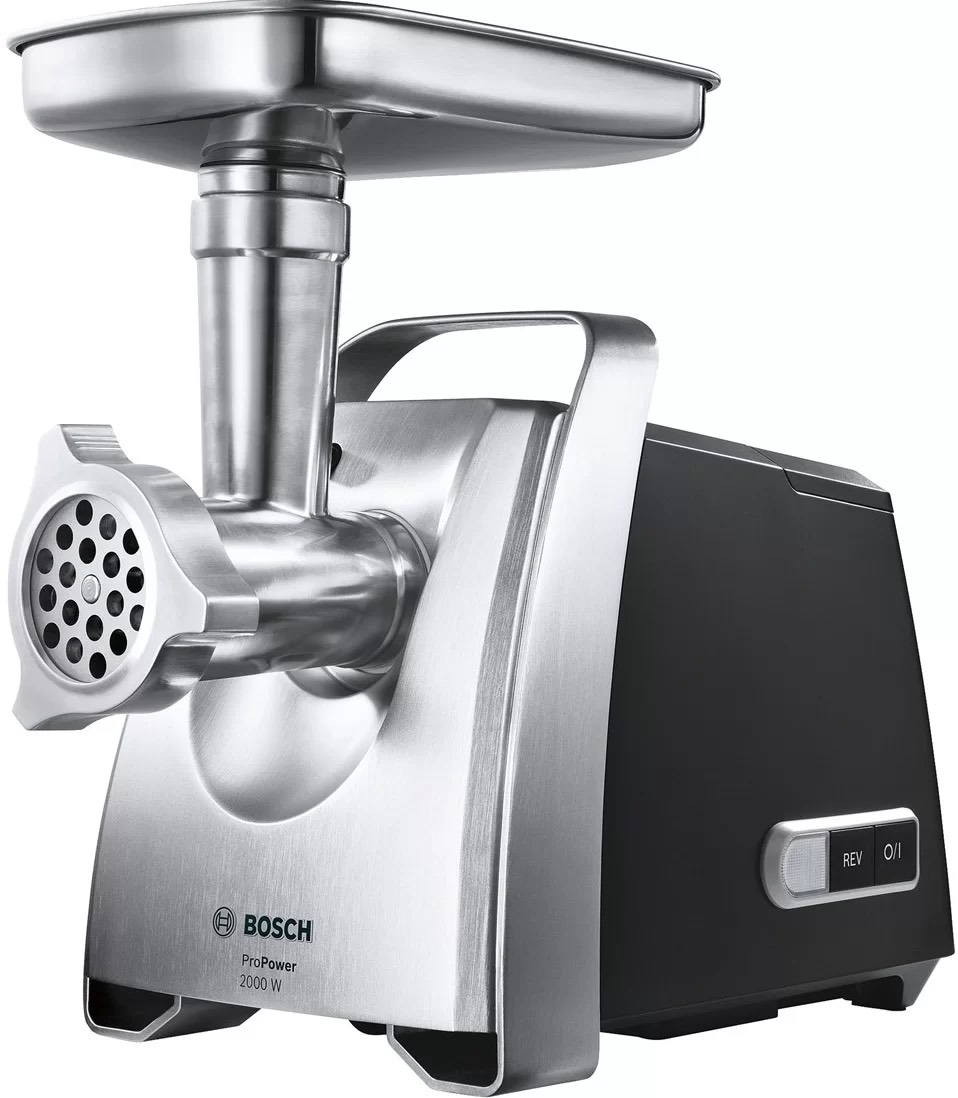 a7b29ae37ba60df1f14ed5662e39f012.jpg Мясорубка Bosch ProPower MFW68680 2200Вт черный/серый
