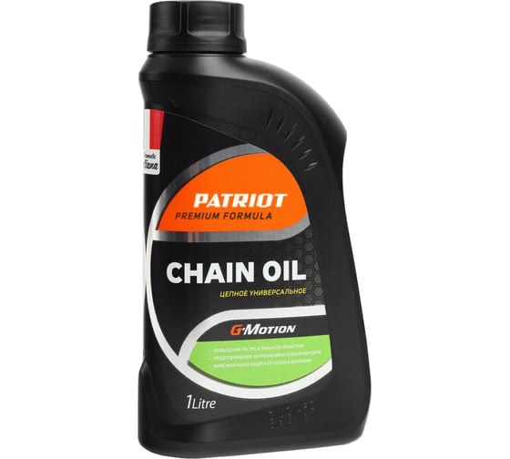 a7e1b4231a5e0be759d16be3f7bbb1c3.jpg Масло цепное PATRIOT G-Motion Chain Oil, 1 л