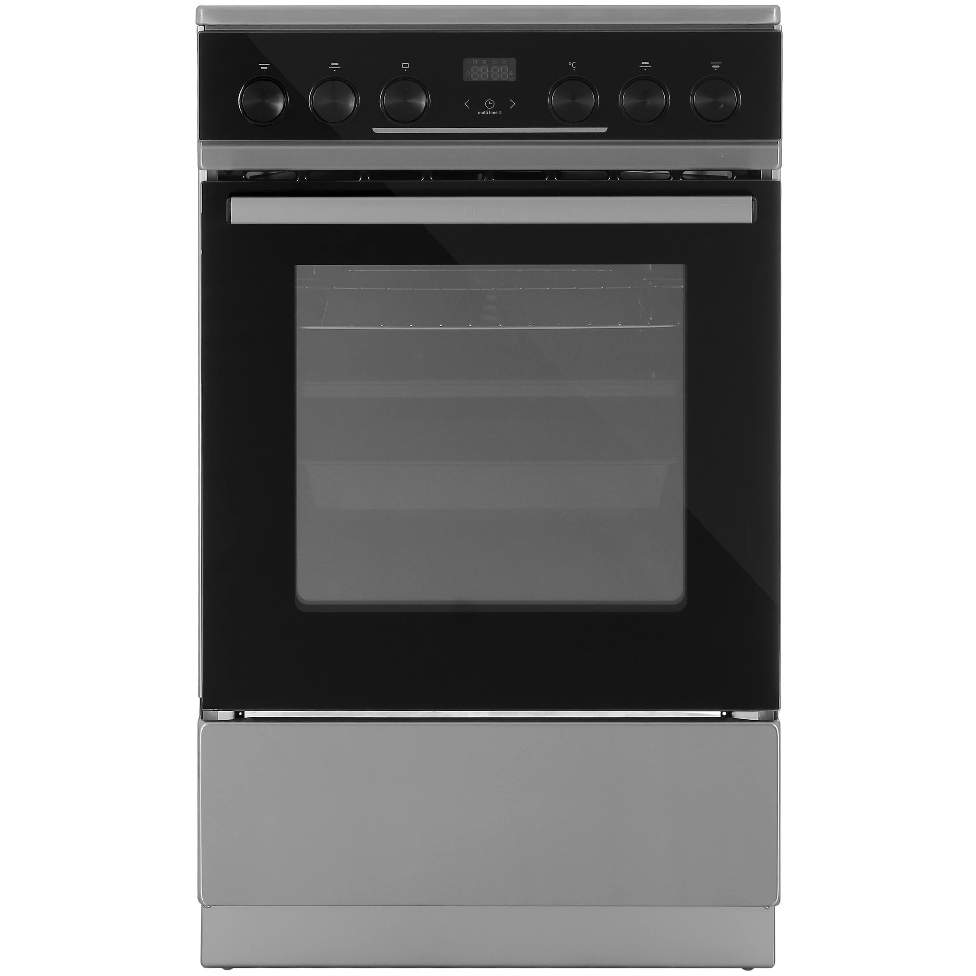aea256007954f2f3d651d503d84ab719.jpg Плита Электрическая Gorenje GEC5C61XPA нержавеющая сталь стеклокерамика (без крышки)