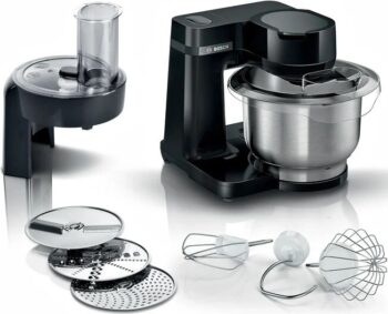 Кухонная машина Bosch Mum Serie 2 MUMS2EB01 планетар.вращ. 700Вт черный/серебристый