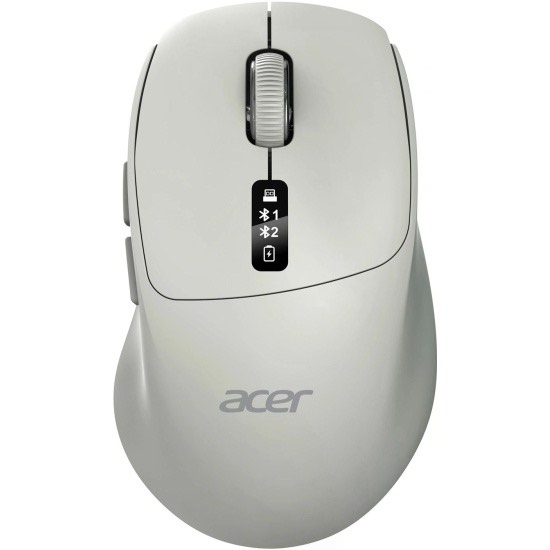 b5eef8d33c4c518976f4b49cad96a808.jpg Мышь Acer OMR503 светло-серый оптич. 3200dpi silent беспров. BT/Radio USB 4but (ZL.MCE11.01C)