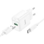 Сетевое зарядное устройство HOCO C140A WHITE