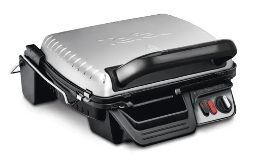 b83ec67c685dd1b2feb7b56c34388119.jpg Электрогриль Tefal GC306012 2000Вт серебристый/черный