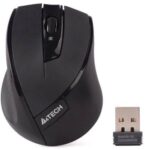 Мышь A4Tech G7-600NX черный оптич. 2000dpi беспров. USB 4but