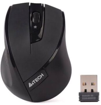 Мышь A4Tech G7-600NX черный оптич. 2000dpi беспров. USB 4but