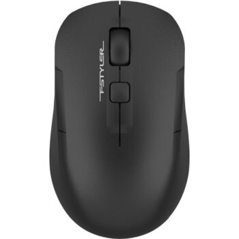 Мышь A4Tech Fstyler FG16CS Air черный оптич. 2000dpi silent беспров. USB для ноутбука 4but (FG16CS A