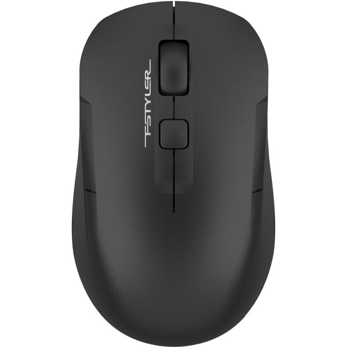 bd473f8fa2fb4396f005d53839a21a14.jpg Мышь A4Tech Fstyler FG16CS Air черный оптич. 2000dpi silent беспров. USB для ноутбука 4but (FG16CS A