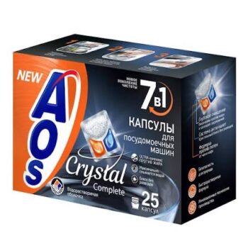 AOS (25 шт) Капсулы для ПММ Crystal Complete