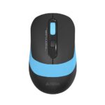 Мышь A4Tech Fstyler FG10S черный/синий оптич. 2000dpi silent беспров. USB для ноутбука 4but (FG10S B