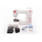 Швейная машина Janome Sakura 95 белый/цветы