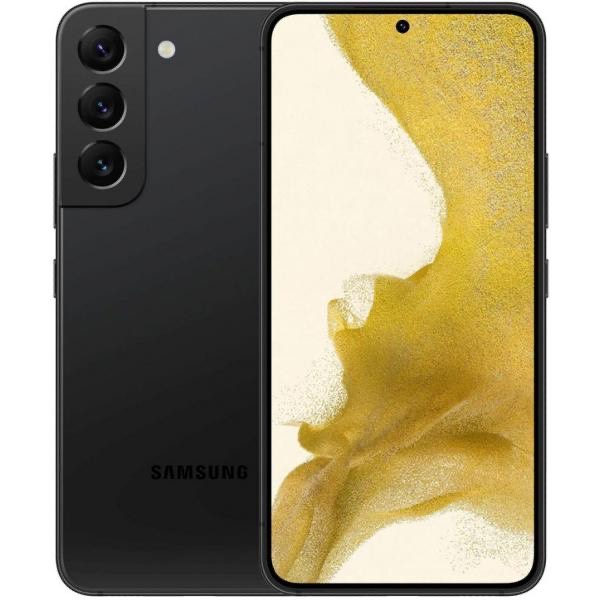 d3b8a1f7bc3e5abc04e6a71354e0c5f8.jpg Смартфон Samsung Galaxy S22 SM-S901B 256Gb 8Gb черный фантом 3G 4G 2Sim 6.1" AMOLED 1080x2400 And12