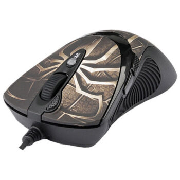 Мышь A4Tech Oscar Editor XL-747H коричневый/рисунок лазер. 3600dpi USB 6but (XL-747H (BROWN SPIDER))