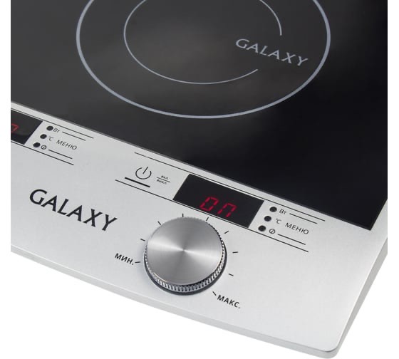 dc1462bfb693e287828cea93a14f9465.jpg Индукционная плитка Galaxy GL 3057, черный, 2900 Вт (1600 Вт+1300 Вт)