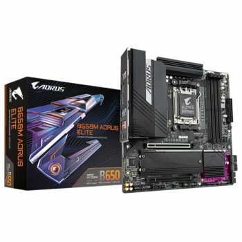 Материнская плата Gigabyte B650M AORUS ELITE Socket AM5 AMD B650 4xDDR5 mATX AC`97 8ch(7.1) 2.5Gg RA