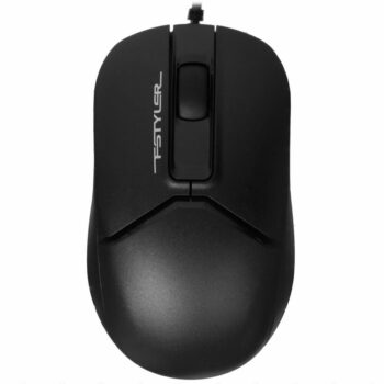 Мышь A4Tech Fstyler FM12 черный оптич. 1200dpi USB 3but (FM12 BLACK)