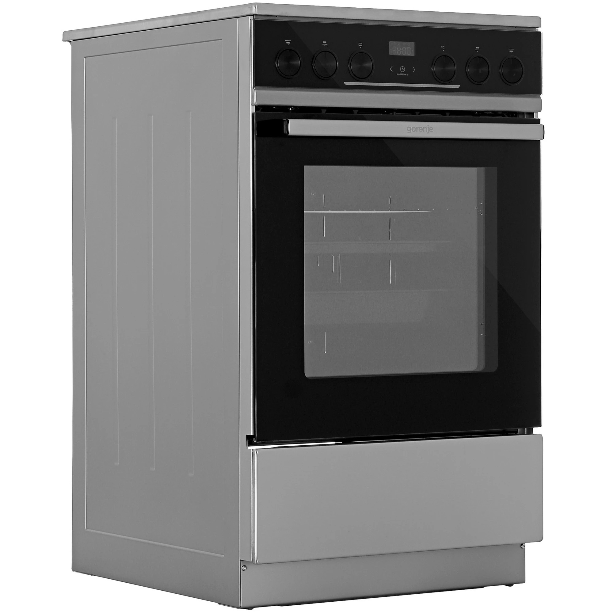 ddc366e8ea73db47b98e819d2263bdad.jpg Плита Электрическая Gorenje GEC5C61XPA нержавеющая сталь стеклокерамика (без крышки)