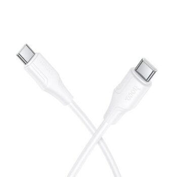 Кабель HOCO X124 TYPE-C/TYPE-C WHITE