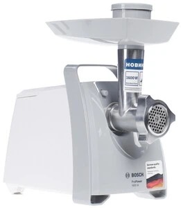 e092e1c490f24388df75b81e7d712be7.jpg Мясорубка Bosch ProPower MFW45020 1600Вт белый/серый