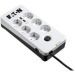 Сетевой фильтр Eaton Protection Box 6 DIN 1.8м (6 розеток) белый/черный (коробка)