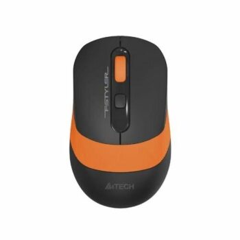 Мышь A4Tech Fstyler FG10 черный/оранжевый оптич. 2000dpi беспров. USB 4but (FG10 ORANGE)